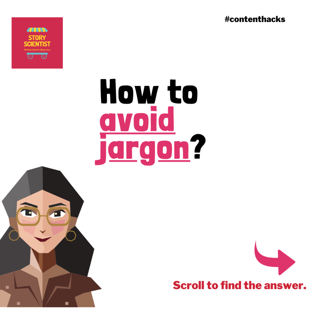 How to avoid jargon - Story Scientist